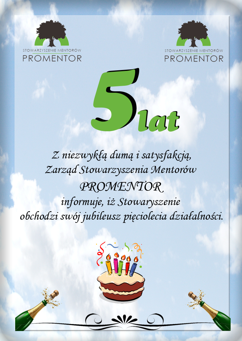 Jubileusz 5 lat – v1 Jubileusz 5 lat