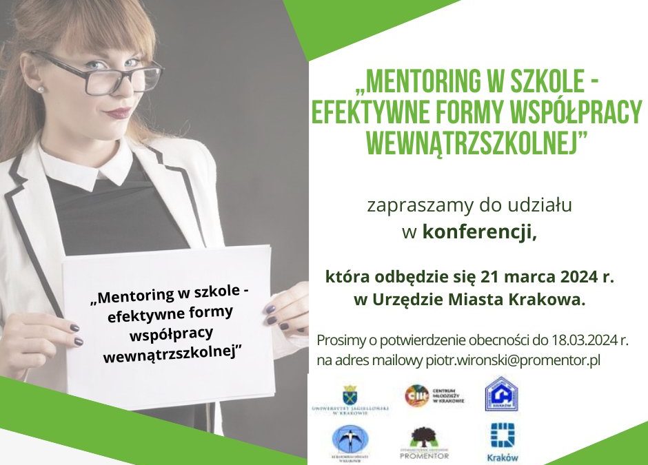 V KONFERENCJA: „Mentoring w szkole – efektywne formy współpracy wewnątrzszkolnej”.