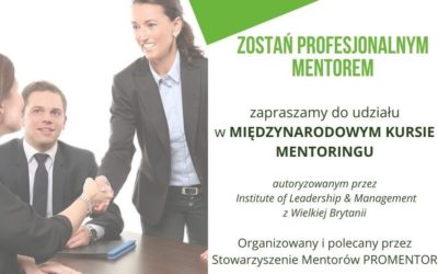 RUSZA WIOSENNA EDYCJA MIĘDZYNARODOWEGO KURSU MENTORINGU PROMENTOR